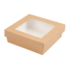 PETITES BOÎTES+COUVERCLES AVEC FÊNETRE